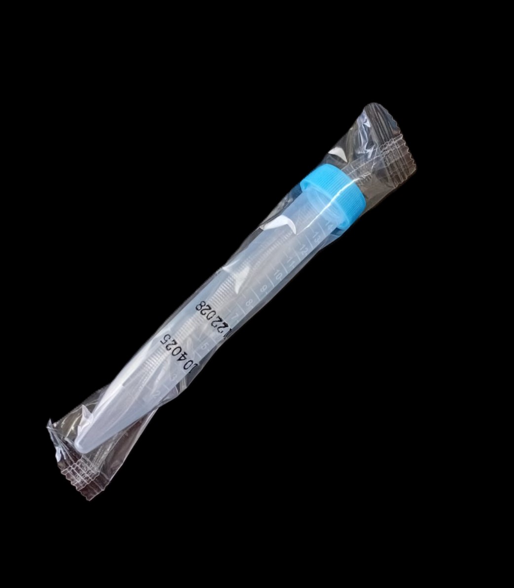 1850110EO - Tubos cónicos para centrifuga tapa rosca (color celeste) de 15ml, estéril por OE envase individual-image