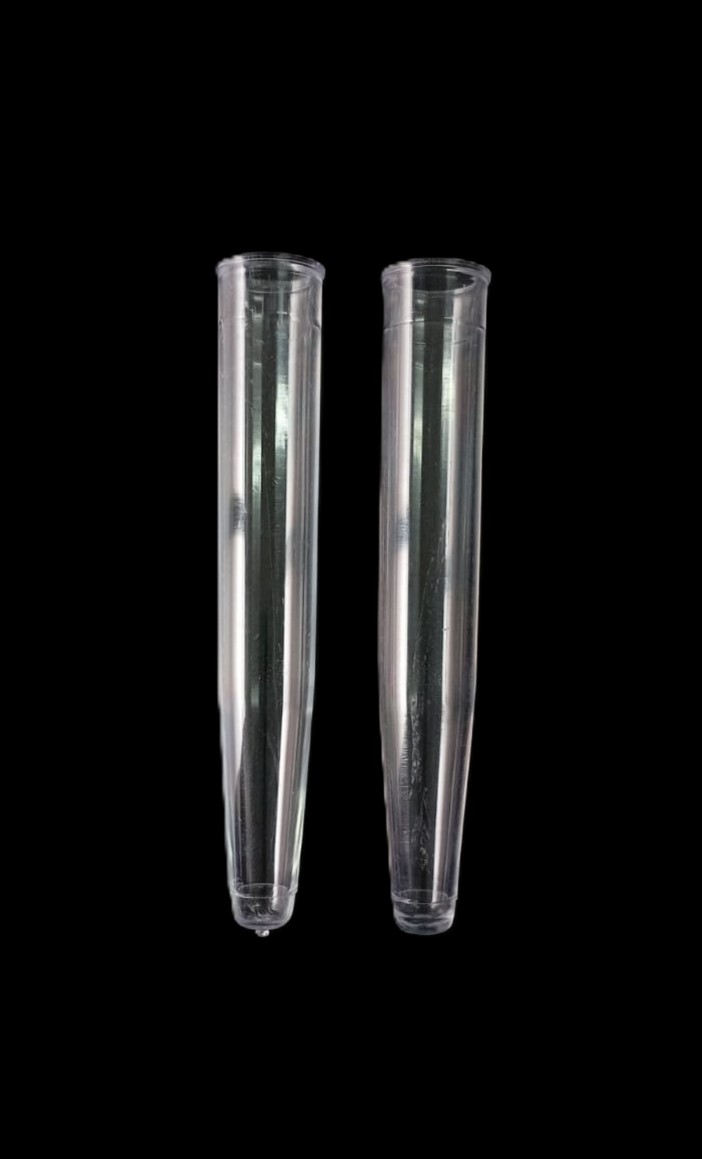 1850213 - TUBOS 16 X 100 FONDO CONICO SIN REBORDE DE POLIESTIRENO CRISTAL-image