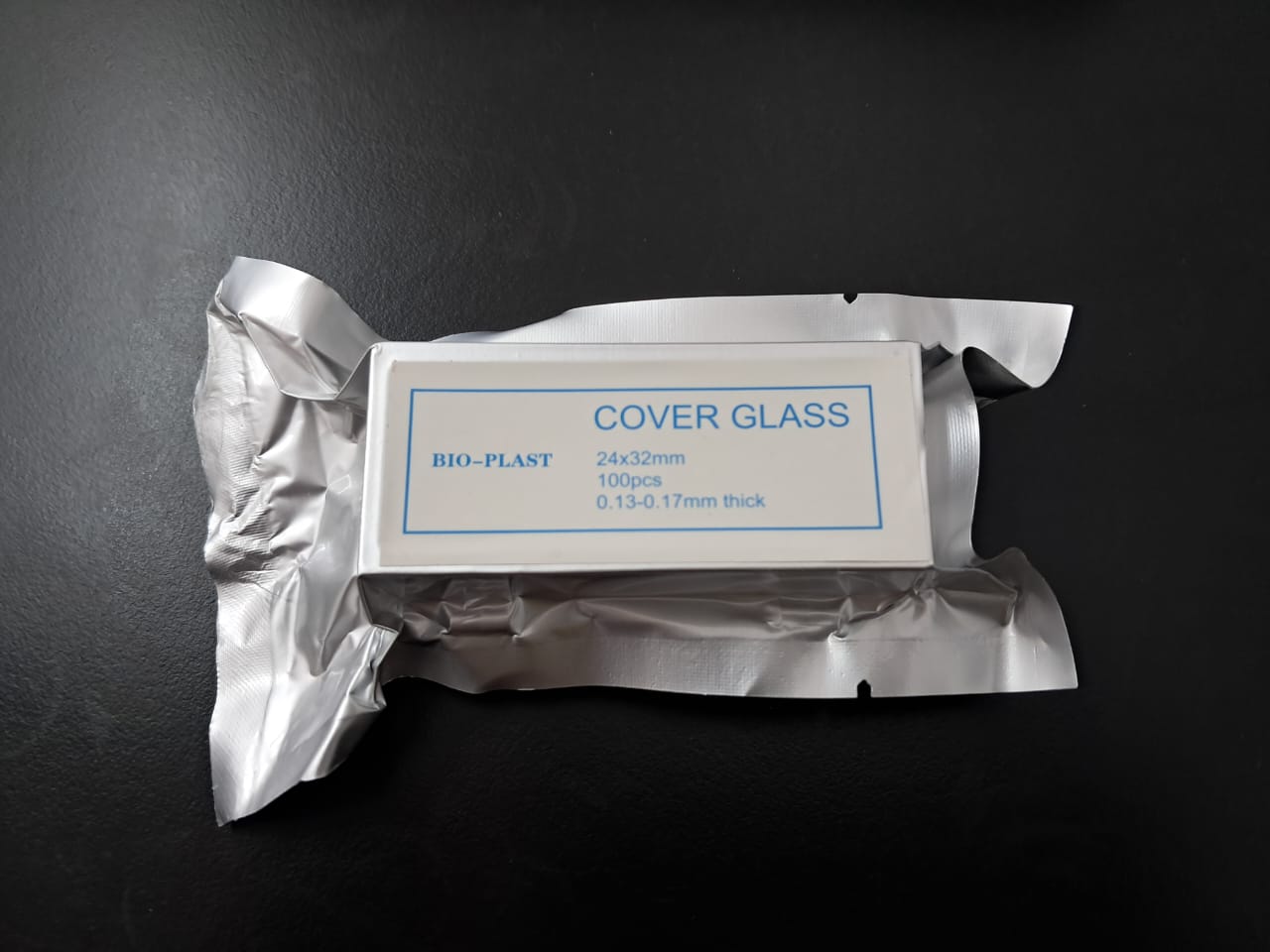 985TYI-2432C - Cubreobjetos 24 x 32 - Con envoltorio de aluminio individual, envasados al vacío-image