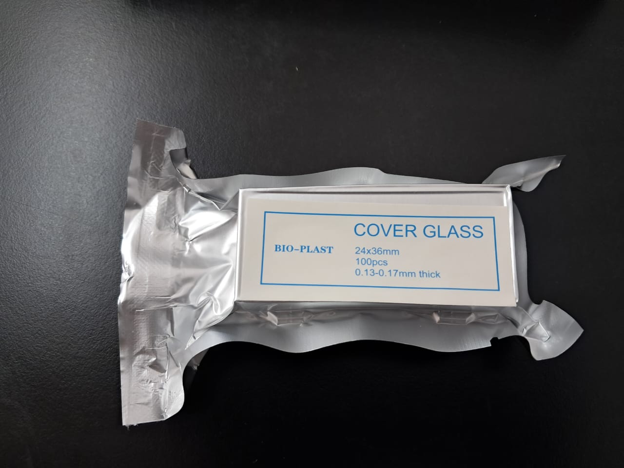 985TYI-2436C - Cubreobjetos 24 x 36 - Con envoltorio de aluminio individual, envasados al vacío-image