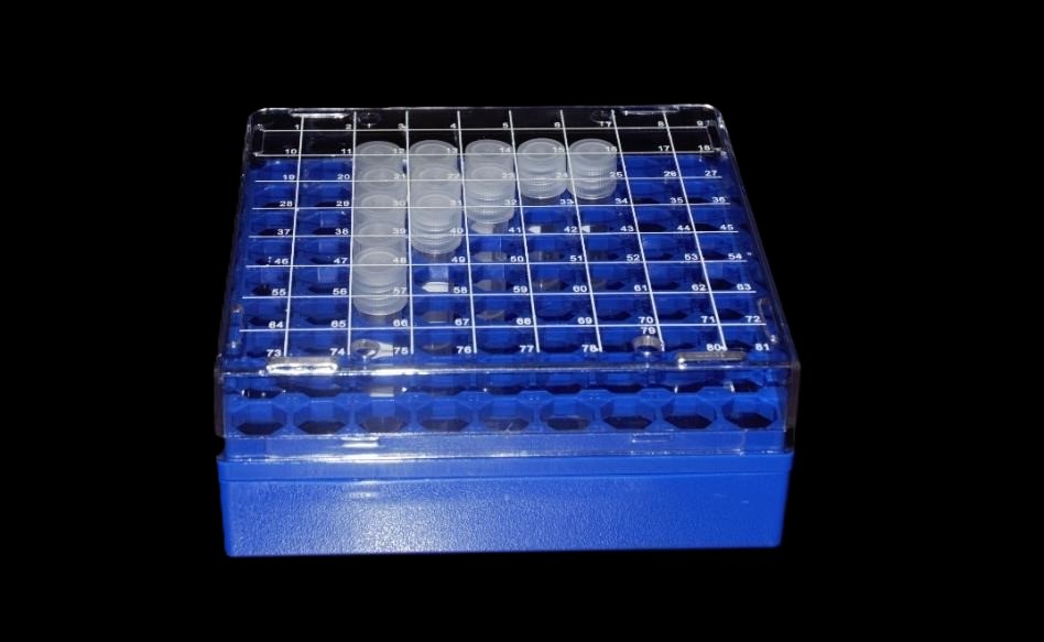 285CRC81 - Cajas en POLICARBONATO para crioviales de 1.8/2 ml. Resistente a -196°C-image