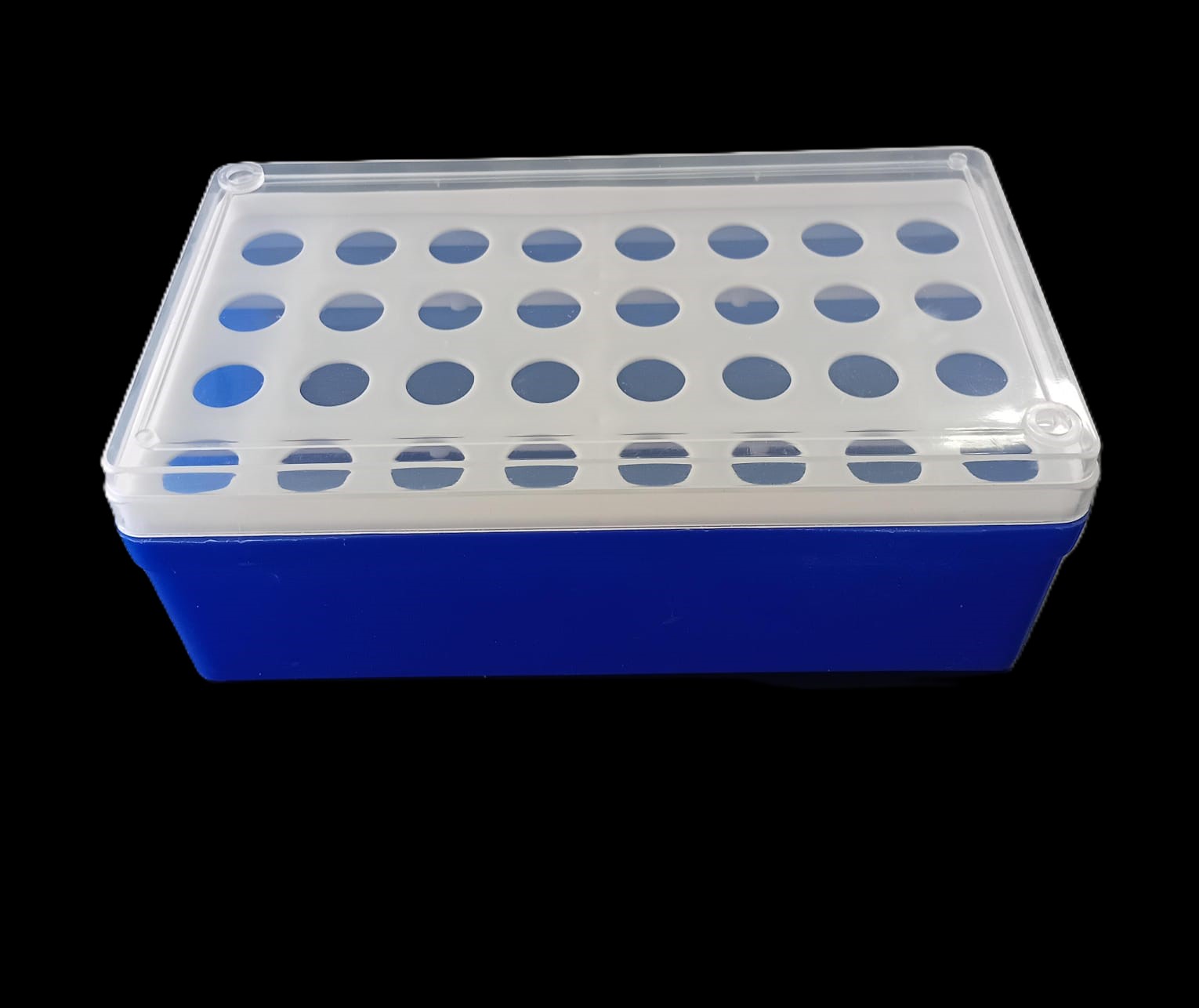285TYA23 - Gradillas con tapa en PP autoclavable para 32 microtubos de 5 ml-image