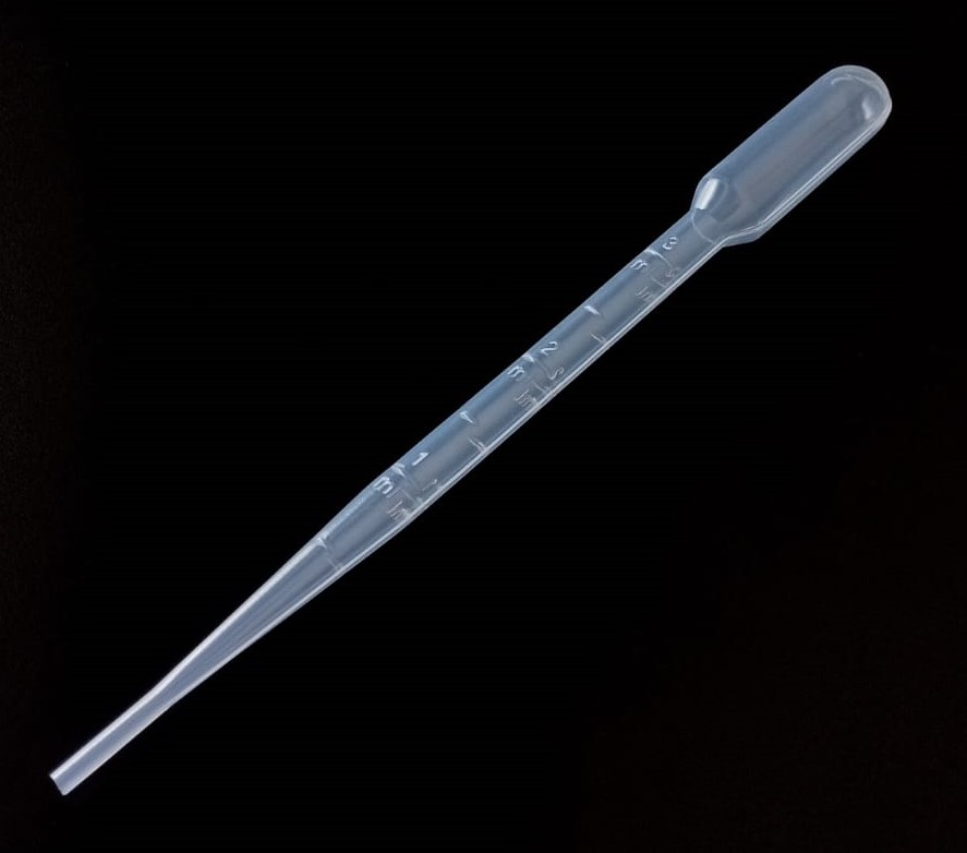 485TYC24 - PIPETAS PASTEUR DE 3 ML de polietileno traslúcido, graduadas de molde-image