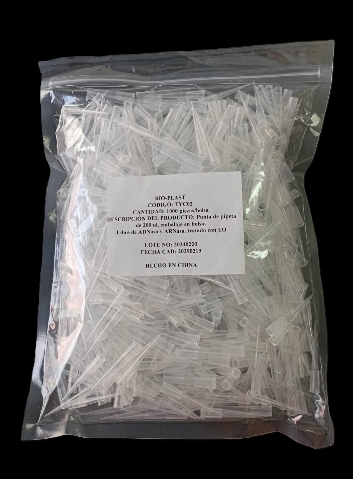 585TYC02-2 - TIPS DE 2-200 UL NATURAL EN BOLSA-ESTERIL OE LIBRE DE DNA-image