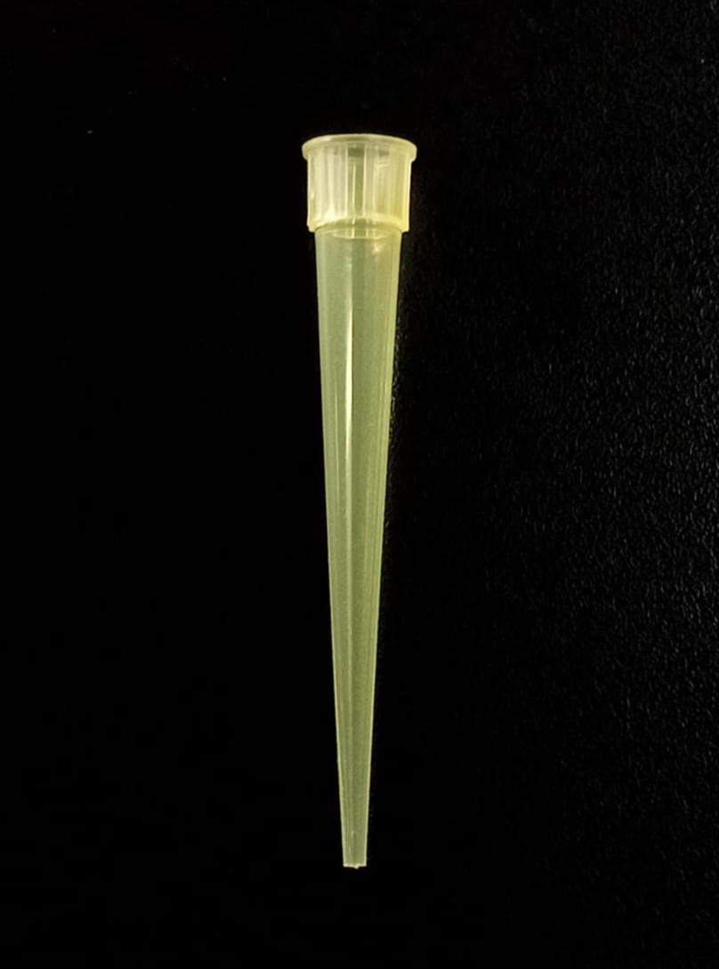 585TYC07 - Tips universal de de 2-200 ul amarilla con corona tipo Eppendorf-image