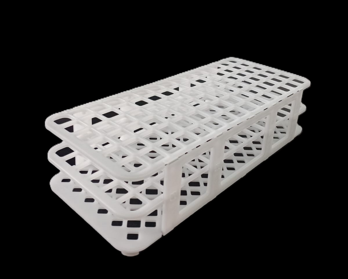 285TYD20 - Gradillas desmontables 90 tubos de 13 MM DE DIAMETRO en PP autoclavable-image