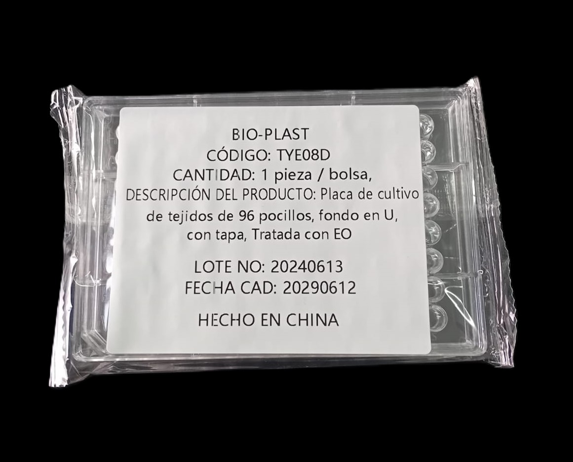 785TYE08D - Placas para MICROTITER 96 wells CON TAPA FONDO "U" estériles OE envase individual-image