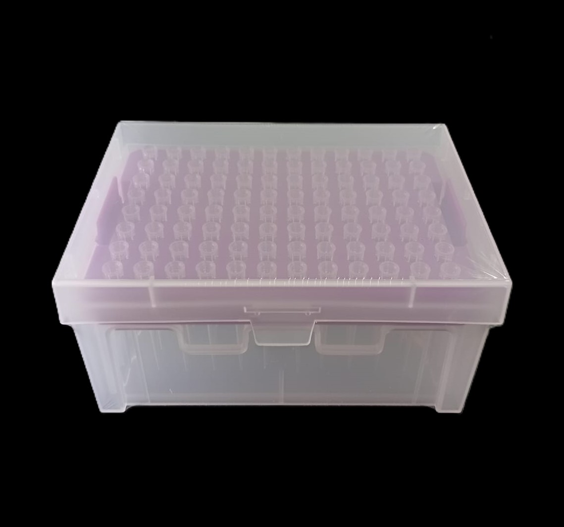 585TYM10FREE - RACK x 96 TIPS DE 0,1-10 UL LARGO CON FILTRO Estéril OE libre de DNA-image